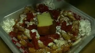 Sno Dreamz Strawberry Cheesecake Funnel Cake