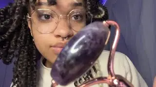 ASMR Facial Roller! Up close, Fast and Aggressive real face touching lofi