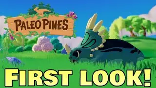 Taming Dinosaurs in this Upcoming Farming Sim! Paleo Pines