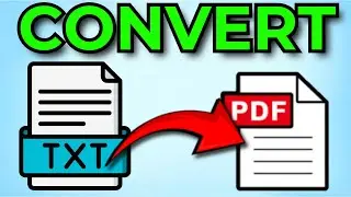 How to Convert Text File to PDF on Windows