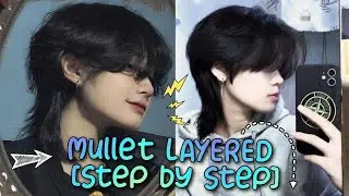 MULLET Layered ✁ (wolfcut) - TUTORIAL [StepbyStep]⚘ #newstyle