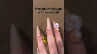 How many ASMR triggers in 15 seconds?