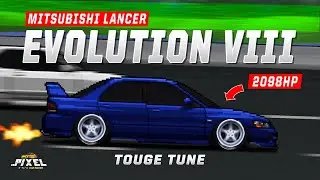 PIXEL CAR RACER - MITSUBISHI LANCER EVOLUTION VIII TOUGE TUNE