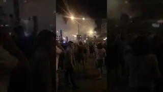 Ночь после выборов в Минске. Водометы против мирных граждан