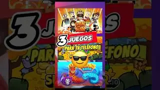 ¡LOS 3 JUEGOS PARA TU TELÉFONO QUE TE VA A PONER ASÍ🤯! #shorts