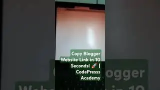 Copy Blogger Website Link in 10 Seconds! 🚀 | CodePresss Academy 