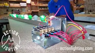 Mechanical Light Controllers for Marquee lights in Action!