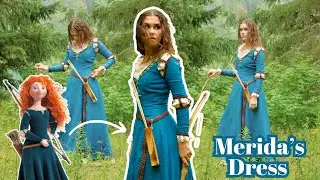 I Made Merida's Dress From Brave! Disney Princess Costume Cosplay
