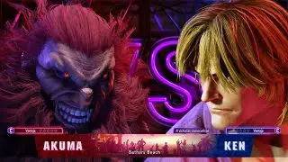 Street Fighter 6 - Akuma Vs Ken (#wafasama Vs #Cronos)
