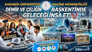 Sanayinin Kalbinde Mühendis Olmak: KBÜ Makine Mühendisliği Rehberi