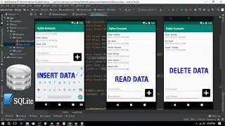 SQLite Android tutorial | Creating SQLite Database for beginner with source code