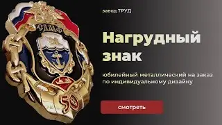 Знак нагрудный из металла СДМФ