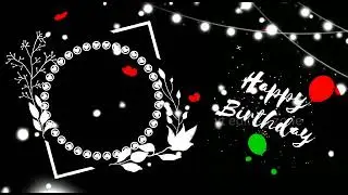 Free birthday green screen video//Birthday template video//Birthday banner video