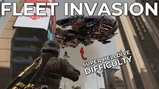 Helldivers 2 – Soloing Super Earth's Hardest Mission EVER… It's INSANE.. (Fleet Invasion)