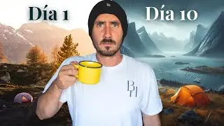 ¡Así es ACAMPAR 10 días en NORUEGA! 😱 ¿Lo conseguiré?