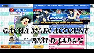 GACHA MAIN ACCOUNT BUILD JAPAN ONLY OLD INDO, CAPTAIN TSUBASA DREAM TEAM