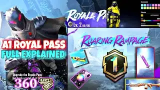 ⚡BGMI A1 Royal Pass full Explained ! New ROYAL Pass Top 5 Changes | Free Material🔥 #BGMI #royalpass