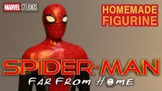 spider-man sculpture timelapse | Spider-man : Far from home | 스파이더맨 피규어 만들기_sculpey, acrylic