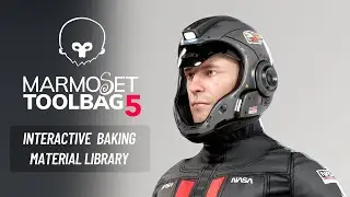 Marmoset Toolbag 5, New Interactive Baking, Material Library tricks!