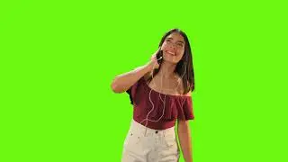 The Secret Behind the Girl Listening to Music and Dancing | Chroma Key