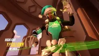 Overwatch Highlight : Big save as Lúcio (Instant sound barrier shield drop)
