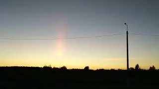Световой столб летом 2022 г.