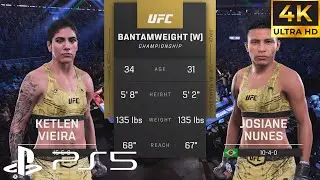 4K UFC 5 PS5 GAMEPLAY