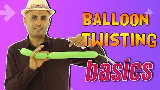 How to twist a balloon - balloon twisting basics tutorial