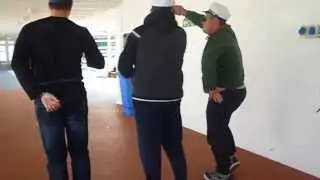 Crazy greeks dance in Italy