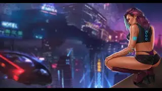 Kaia Sparx - I'm falling down | Cyberpunk eBook theme song 4K