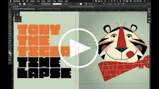 vintage tony the tiger timelapse