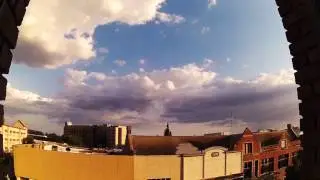 Time Lapse of Clouds Outside My Window...Into Darkness