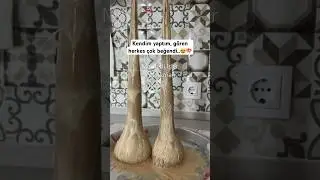 Çimentodan dekoratif mantar yaptım; görenler hayran kaldı! 
