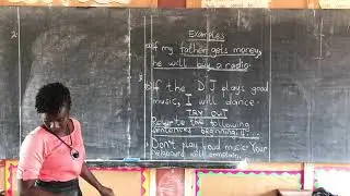 Primary 7 (Seven) Electronic media conditional sentences "IF 1"