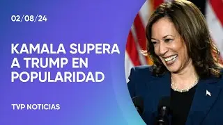 Estados Unidos: Kamala Harris crece en las encuestas
