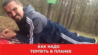 КАК НАДО ТЕРПЕТЬ В ПЛАНКЕ.