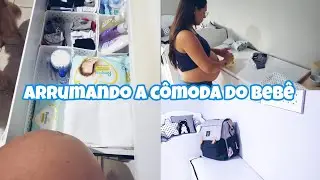 Arrumando a cômoda do bebê + a mala da maternidade