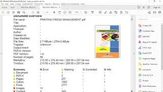 Heidelberg Prinect Pdf toolbox 21 - How to identify all errors and others in a pdf with just a click