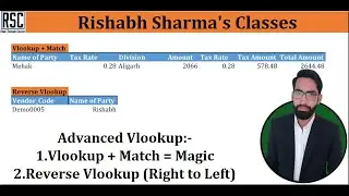 How to Use Vlookup formula from Right to Left// How to use Vlookup + Match Formula// Advance Vlookup