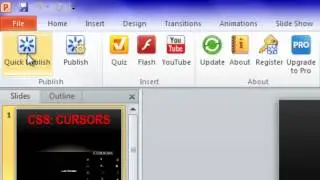 How to convert a Powerpoint into a flash file