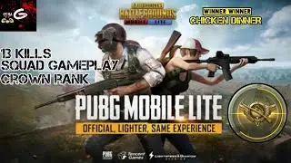 Crown gameplay. Pubg mobile lite. Winner winner chicken dinner