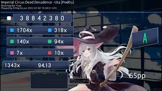 5.29 ⭐ |S1mp Kq | Imperial Circus Dead Decadence - Uta [Poetry] by Yugu