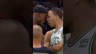 Big mistake getting Jimmy Jordan fired up 🙄..#jimmybutler #butler #miamiheat #heat