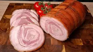 Лучше, чем бекон! Холодная мясная закуска из свиной грудинки. По-домашнему.
