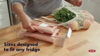 Organize Your Fridge with OXO Fridge Organizers!