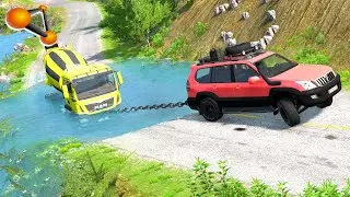 BeamNG.drive - Cars vs Deep Water Compilation