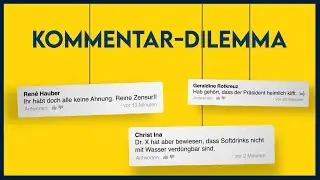 Kommentar-Dilemma unter News-Artikel