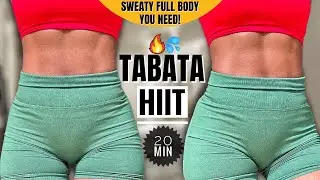 20 Min Super Sweaty TABATA HIIT Workout | Burn 500 Calories🔥, No Equipments