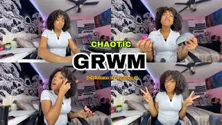CHAOTIC CHRISTMAS EVE GET READY WITH ME | messy fr