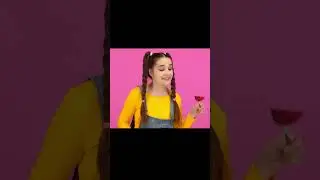 Girl tasting pancakes
